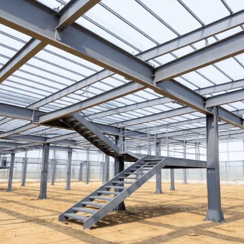 Steel stair and railing fabrication detailing