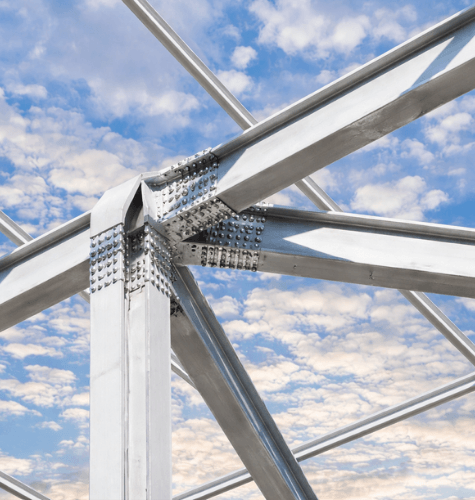 Multi-storey steel framework detailing design